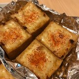 厚揚げのバーベキューチーズ焼き